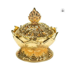 Accessoire de méditation : encensoir en bronze