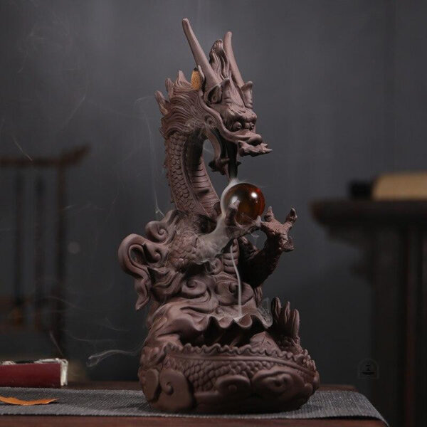 Encensoir dragon élégant pour une ambiance zen