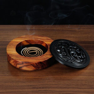 Fontaine à encens en bois, design apaisant et naturel