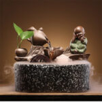 Fontaine zen avec effet brume, idéal pour le bien-être