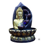 Fontaine lumineuse Bouddha, symbole de sérénité