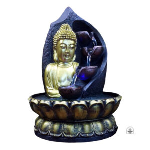Fontaine lumineuse Bouddha, symbole de sérénité