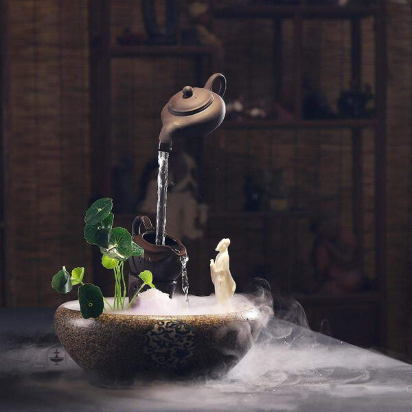 Fontaine à eau déco zen pour un intérieur apaisant