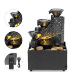 Décoration aquatique intérieure avec lumière LED intégrée