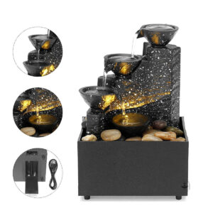 Décoration aquatique intérieure avec lumière LED intégrée