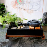 Élément de décoration zen avec effet d'eau relaxant
