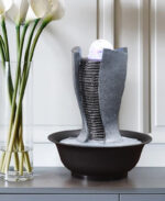 Fontaine zen lumineuse décorative pour apaiser l'esprit