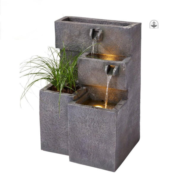 Fontaine d'eau naturelle, décoration zen pour votre espace