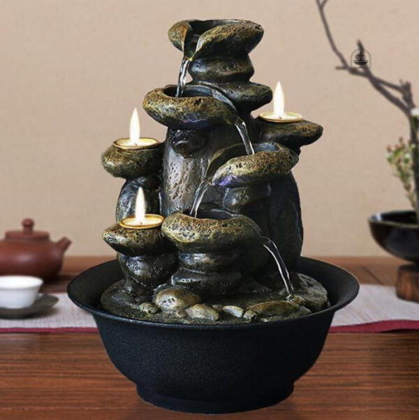 Fontaine zen à eau pour une ambiance apaisante