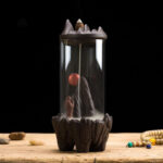 Fontaine à encens backflow avec design apaisant