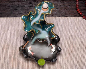 Cascade d'encens apaisante, idéale pour la méditation