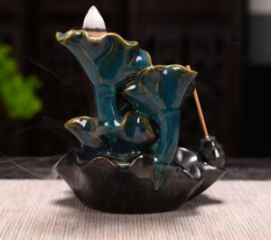 Accessoire spirituel : fontaine à encens pour bien-être intérieur