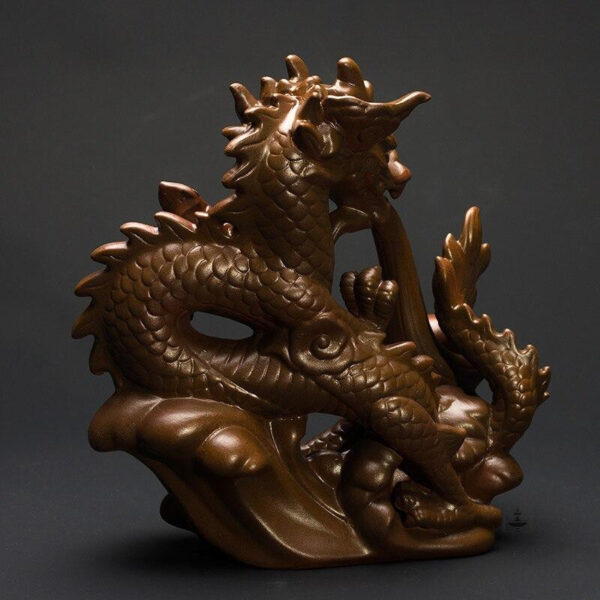 Accessoire de méditation : fontaine à encens dragon