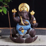 Fontaine à encens avec motif Ganesh