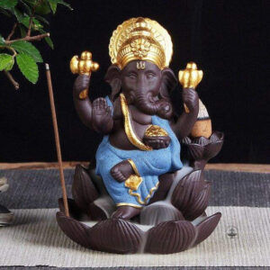 Fontaine à encens avec motif Ganesh
