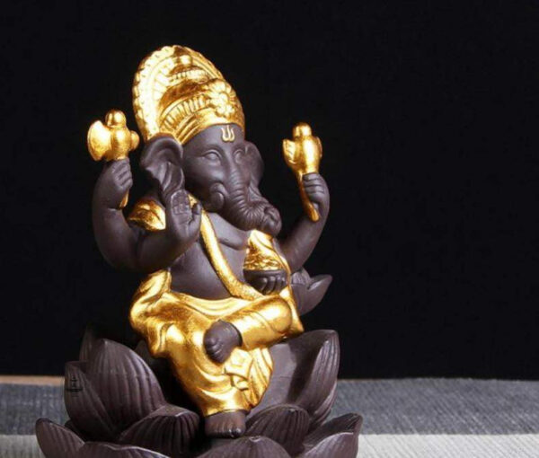 Fontaine à encens spirituelle avec Ganesh