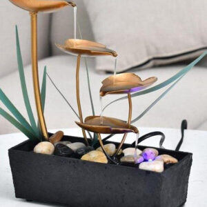 Décoration intérieure avec fontaine ambiance zen et sérénité