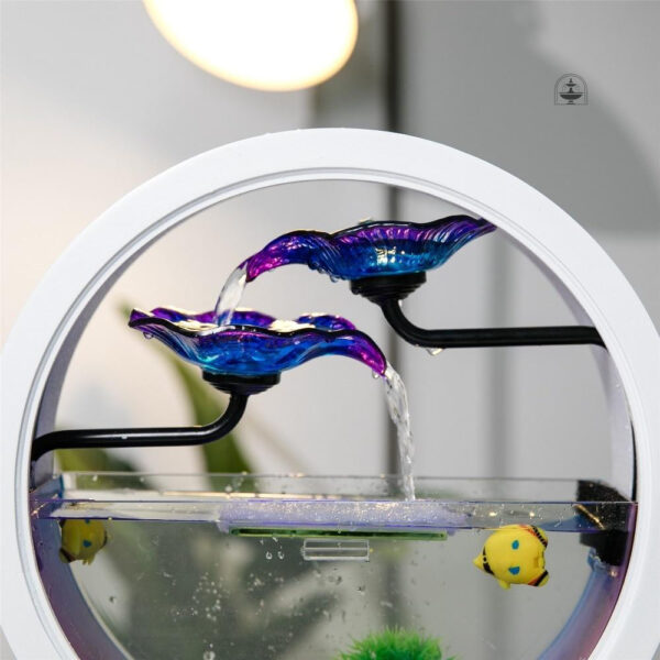 Décoration aquarium avec effet sonore apaisant de l'eau