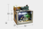 Fontaine avec aquarium, un ajout unique à votre décor