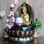 Fontaine d'eau Bouddha pour une ambiance apaisante