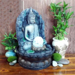 Fontaine zen Bouddha pour la décoration intérieure élégante