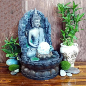 Fontaine zen Bouddha pour la décoration intérieure élégante
