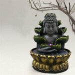 Élégante fontaine Bouddha pour intérieur ou jardin