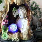 Décoration zen avec la fontaine Bouddha harmonie