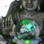 Fontaine Bouddha avec éléments de relaxation spirituelle