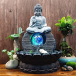 Fontaine Bouddha offrande décorative pour méditation