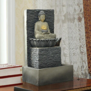 Fontaine d'intérieur Bouddha pour méditation sereine