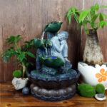 Fontaine Bouddha zénitude pour une ambiance relaxante