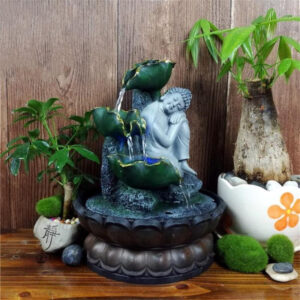 Fontaine Bouddha zénitude pour une ambiance relaxante