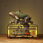 Fontaine aquarium cascade pour un décor aquatique apaisant