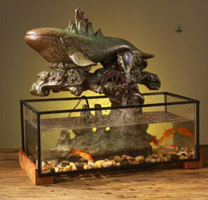 Accessoire pour aquarium avec effet cascade relaxant