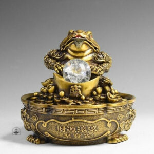 Fontaine crapaud pour une ambiance zen apaisante