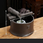 Fontaine intérieure apaisante avec un style contemporain