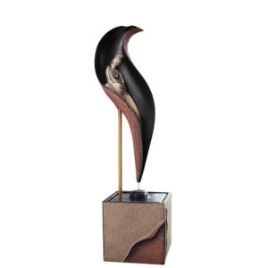 Décoration intérieure avec une fontaine zen apaisante
