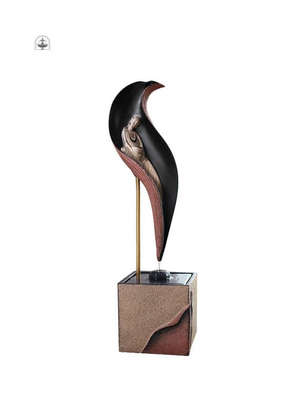 Décoration intérieure avec une fontaine zen apaisante