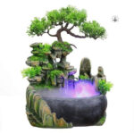 Fontaine zen décorative pour un intérieur apaisant et relaxant