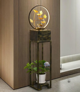 Élément décoratif moderne : fontaine d'intérieur