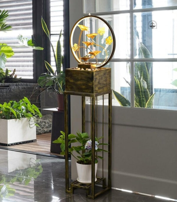 Fontaine moderne pour une atmosphère sereine