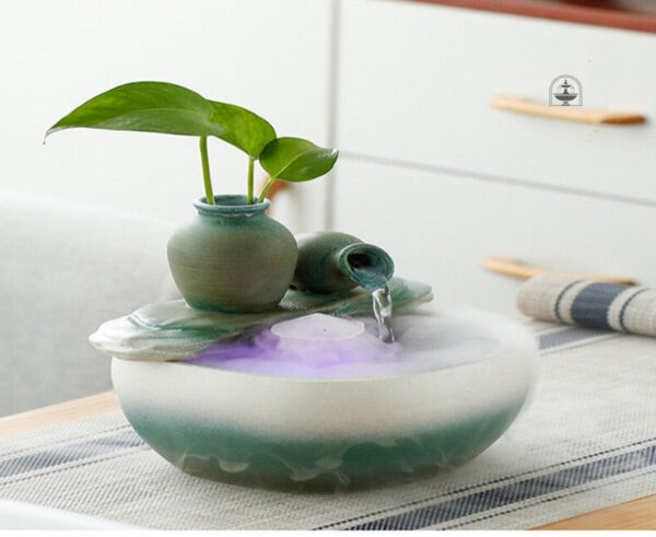 Fontaine zen pour un intérieur serein