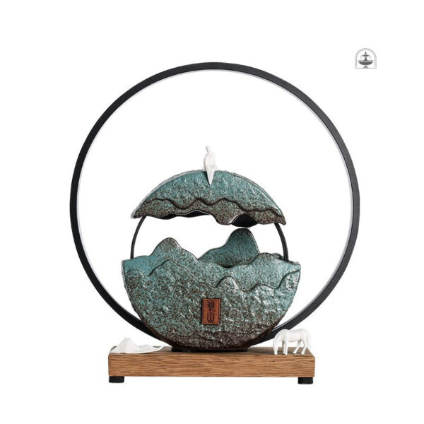 Fontaine décorative inspirée de la culture japonaise