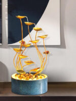 Fontaine décorative en métal pour intérieur
