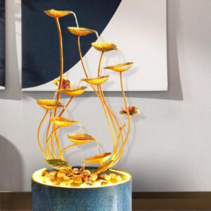 Fontaine décorative en métal pour intérieur