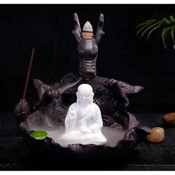 Accessoire de méditation : Fontaine Dragon pour encens