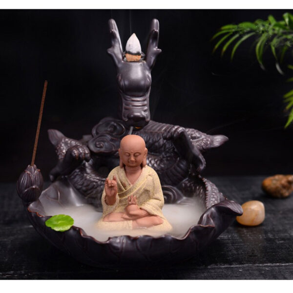 Fontaine à encens en forme de dragon pour aromathérapie