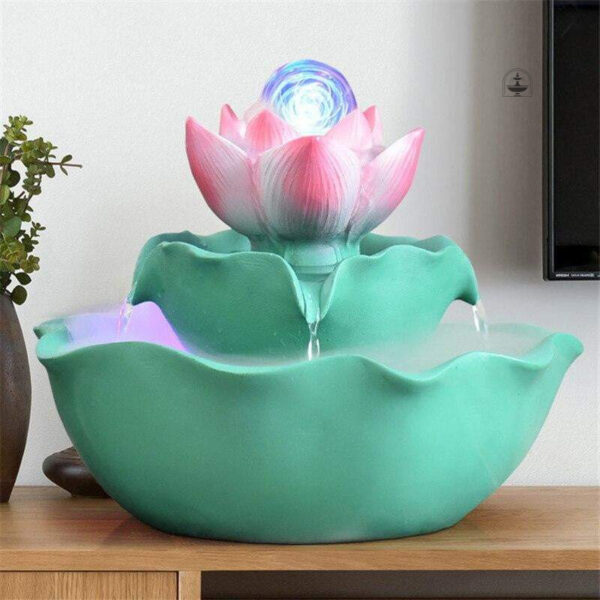 Fontaine lotus pour une ambiance Zen apaisante