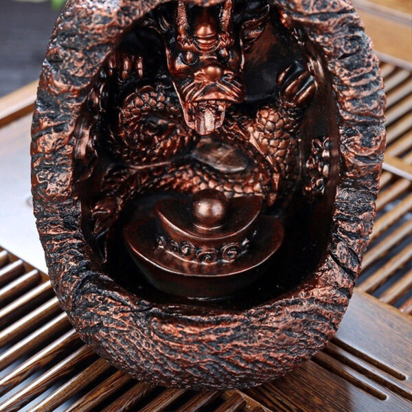 Création artistique, fontaine à encens pour relaxation